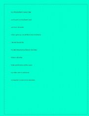 English Worksheet: easy capital letters and full stops