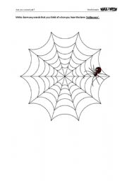 English Worksheet: Halloween