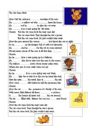 English Worksheet: Song: The cat came back.