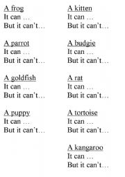 English Worksheet: PETS