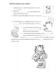 English worksheet: Character adjectives