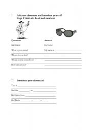 English worksheet: Interview