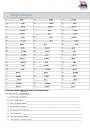 English worksheet: Simple Present - exercises