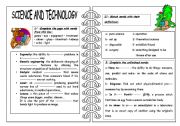English Worksheet: SCIENCE AND TECHNOLOGY