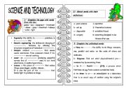 English Worksheet: SCIENCE AND TECHNOLOGY