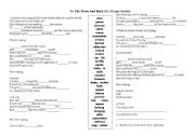 English worksheet: 