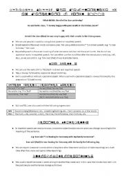 English Worksheet: Reported speech