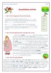 English Worksheet: Organic food 