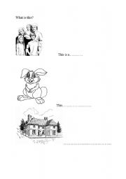 English Worksheet: Learning how to write a simple answer