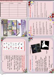 English Worksheet: My house minibook