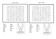 English Worksheet: Easter WordSearch