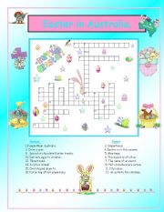 English Worksheet: Easter in Australia.