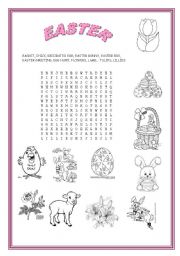 EASTER SYMBOL WORDSEARCH