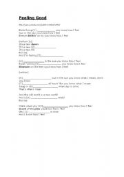 English worksheet: Gap fill and conversation based on the song 