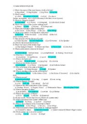 English Worksheet: common knowledge
