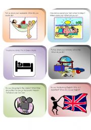 English Worksheet: Speaking cards part 2