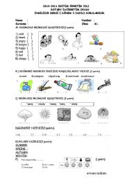 English Worksheet: 6 th grade 