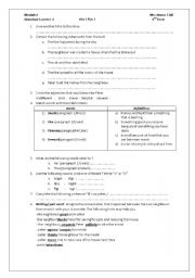 English Worksheet: fire!fire!