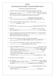 English Worksheet: Future Fill-in