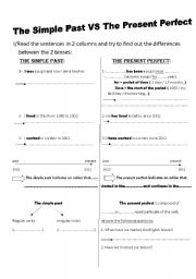 English Worksheet: the present perfect