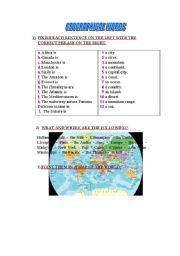 GEOGRAPHICAL WORDS