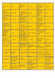 English Worksheet: Music dominoes