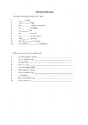 English worksheet: past simple 