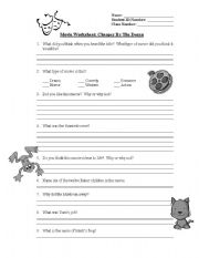 Cheaper by the dozen movie worksheet