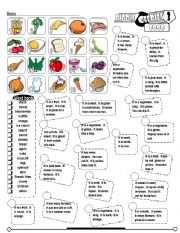 English Worksheet: Riddle Series_03 Food (Fully Editable + Key)