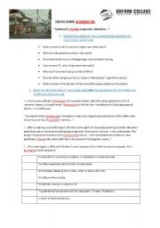 English Worksheet: HEREAFTER-TSUNAMI SCENE-PART 1