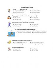 English worksheet: exercise