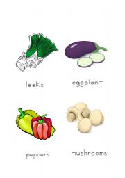 English worksheet: VEGETABLES 3