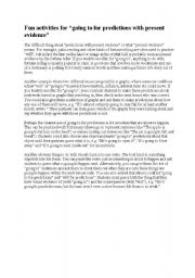 English Worksheet: GOING TO