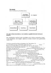 English Worksheet: The Family