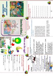 English Worksheet: Easter fun activities