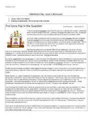 English Worksheet: Put some pop in the question