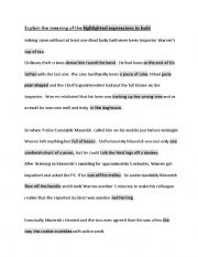 English worksheet: What is said and what is meant