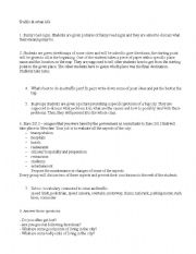 English Worksheet: traffic & urban life