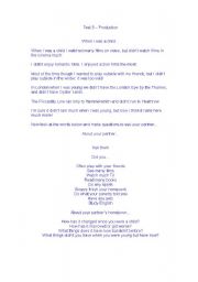 English Worksheet: Past Simple speaking tasks 