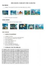 English worksheet: Shark Bait
