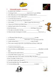 English Worksheet: reflexive pronouns and each other