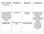 English worksheet: Illnesses Matching Exercise