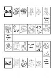 English Worksheet: game boar- this is ................