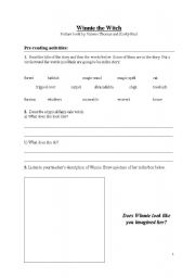 English Worksheet: Picture Book Reading/Listening Activities: Winnie The Witch
