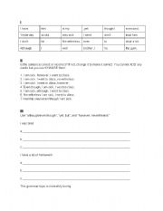 English Worksheet: Concessions 