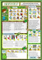 English Worksheet: Prepositions