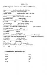 English worksheet:    Present Continuos Tense