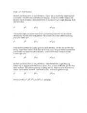 English worksheet: Point - of - View Practice