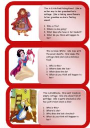 mini comprehensions - fairy tales