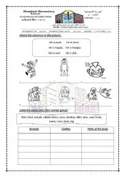 English worksheet: feelings